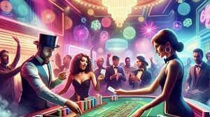 Dream Gaming live blackjack table on mobile app interface